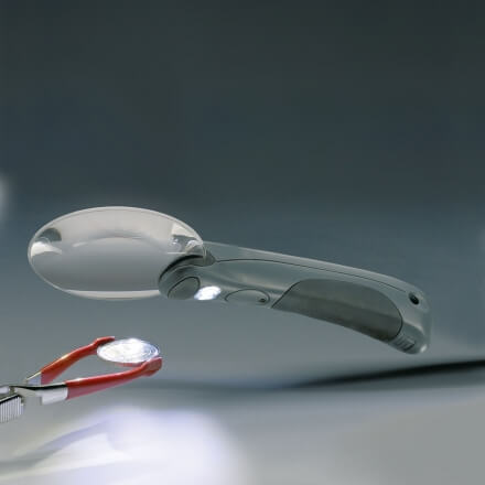Padidinimo stiklas • Read 2.5x • LED