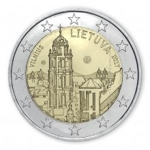 2 euro moneta • Lietuva 2017 • Vilnius