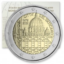 2 euro moneta • Vatikanas 2025 • Michelangelo