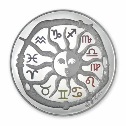 Sidabrinis medalis • Zodiako ženklai • Vandenis