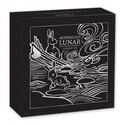Sidabrinė moneta • Lunaras Triušio metai • 1 oz • 2023 • Color