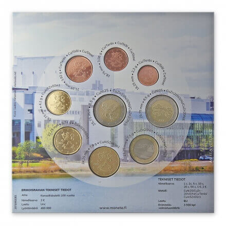 Euro monetų rinkinys • Suomija 2022 • Nacionalinis baletas
